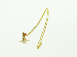 ヴィヴィアン・ウエストウッド Vivienne Westwood Christmas ORB Snowman Pendant  クリスマス スノーマン オーブペンダント ゴールドチェーン レディースジュエリー・アクセサリー ネックレス・ペンダント 103G-162