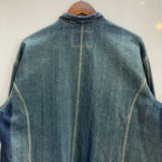 【曜日割引対象外】 リーバイス Levi's ユーロ サックコート チェンジボタン LOT 214 ジャケット ブルー 44サイズ 201MT-4324 VB