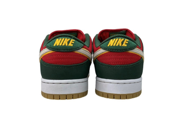ナイキ NIKE SB DUNK LOW PRO PRM SEATTLE SUPERSONICS ダンク ロー シアトル スーパーソニックス シューズ 黄 赤 緑 FZ1287-300 メンズ靴 スニーカー レッド 28cm 104S-1060