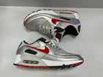 ナイキ NIKE Air Max 90 Photon Dust/University Red エアマックス90 フォトンダスト/ユニバーシティレッド DX4233-001 メンズ靴 スニーカー シルバー 27cm 101-shoes1658