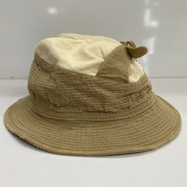 【曜日割引対象外】 【中古】キャピタル KAPITAL 老人と海 ヴィンテージ加工 チノ 帽子 メンズ帽子 ハット ベージュ 201goods-602 VB