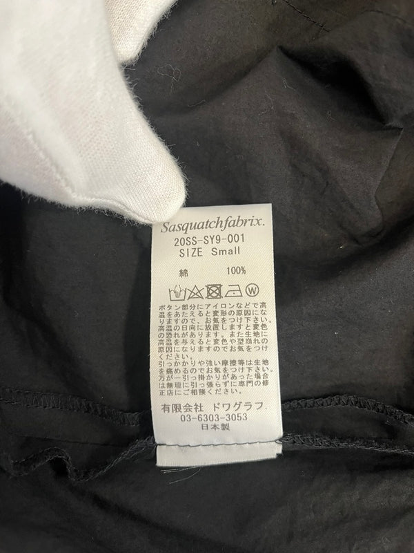 サスクワッチファブリックス Sasquatchfabrix. 20SS ORIENTAL CARDIGAN ガウンシャツ カーディガン 黒 20SS-SY9-001 半袖シャツ ブラック Sサイズ 101MT-4795
