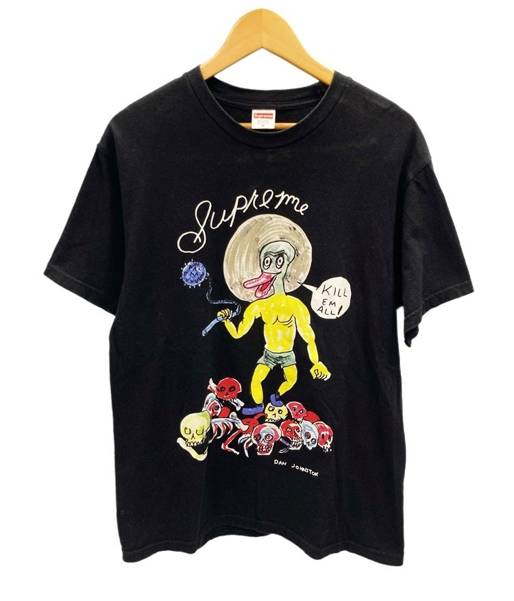 シュプリーム SUPREME Daniel Johnston Kill Em All Tee Black 20SS 黒 半袖 Tシャツ プリント ブラック  Mサイズ 101MT-2471 | 古着通販のドンドンサガール