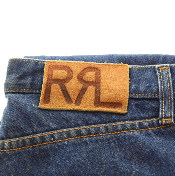 ダブルアールエル RRL Ralph Lauren ラルフローレン 90年代 ストレート デニム パンツ 90s 90's  R004 デニム ブルー 32/34 103MB-414