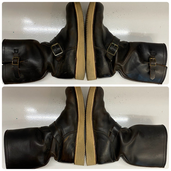 【曜日割引対象外】 ロンウルフ LONE WOLF Vibram サイズ不明 メンズ靴 ブーツ エンジニア ブラック 201-shoes1455 VB