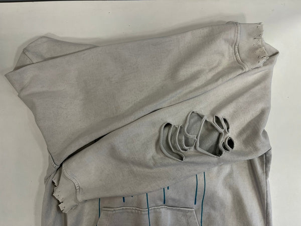 アルケミスト Alchemist PARADISE LOST パラダイスロスト ダメージ加工 フーディ 白 ロゴ パーカ ホワイト Mサイズ 101MT-4502