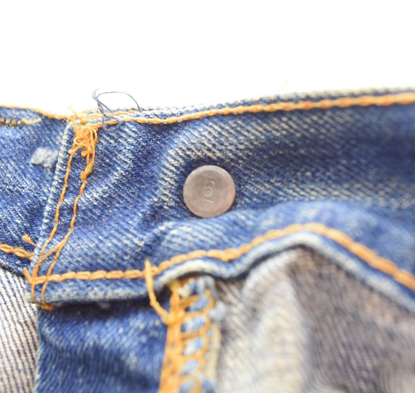リーバイス Levi's 70's 501 66 Single 66前期 74年製 ボタン裏 6 VINTAGE ヴィンテージ スモールe デニム ブルー W36L30 103MB-574