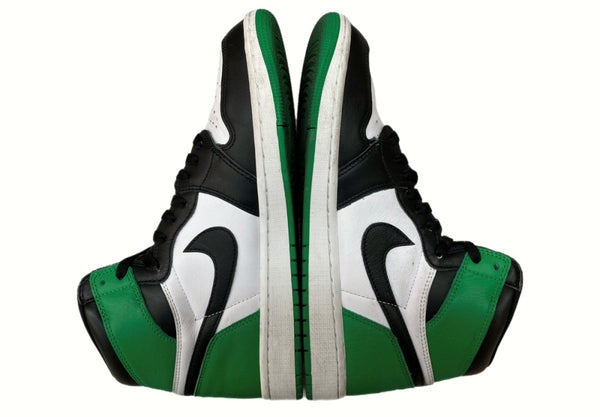 ナイキ NIKE 22年製 AIR JORDAN 1 RETRO HIGH OG CELTICS エア ジョーダン レトロ ハイ セルティックス AJ1 つま黒 白 緑 黒 DZ5485-031 メンズ靴 スニーカー ブラック 27cm 104-shoes627