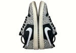 ナイキ NIKE 23年製 AIR JORDAN 1 RETRO LOW OG BLACK ELEPHANT エア ジョーダン レトロ ロー ブラック セメント AJ1 灰 黒 CZ0790-001 メンズ靴 スニーカー ブラック 25cm 104-shoes623