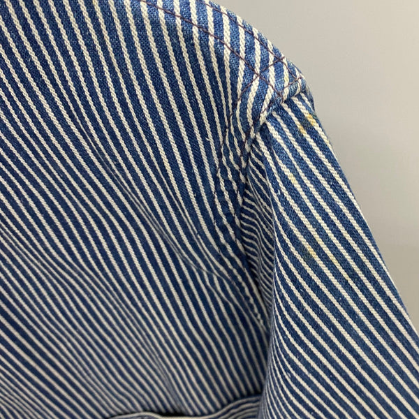 【曜日割引対象外】 ヴィンテージ vintage 60's 70's Carter's Hickory Stripe Worker Coverall ジャケット ブルー 201MT-4323 VB