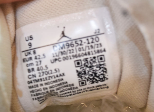 ナイキ NIKE Air Jordan 1 Mid Craft  エアジョーダン1 ミッド クラフト DM9652-120 メンズ靴 スニーカー ホワイト 27cm 103S-1153