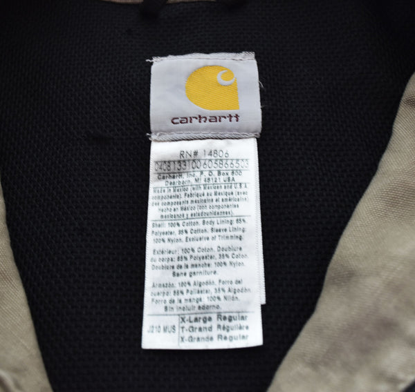 カーハート Carhartt USA製 hamilton Jacket ハミルトン ジャケット ダック ジャケット 茶  RN14806 ジャケット ブラウン LLサイズ 103MT-2359