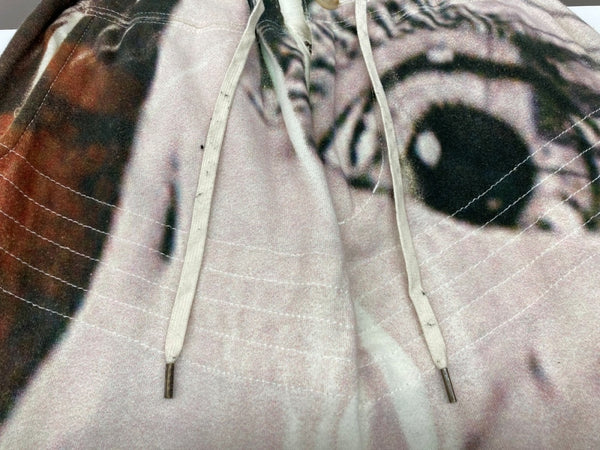 ノゾミイシグロ NOZOMI ISHIGURO スウェットパンツ サルエルパンツ 綿 コットン COTTON 日本製 ボトムスその他 総柄 マルチカラー Sサイズ 104LB-46