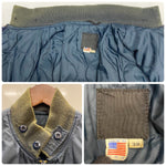 【曜日割引対象外】 ミリタリー MILITARY 90's SPIEWAK G-8 Flight Jacket WEP USA製 ゴンズ ジャケット ネイビー 38サイズ 201MT-4855 VB