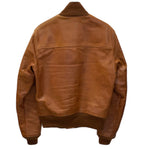 アヴィレックス AVIREX A-1 レザージャケット 6151112 ジャケット ブラウン 40サイズ 201MT-4686