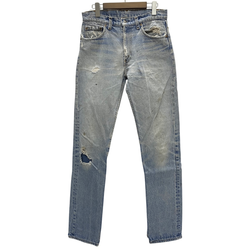 【曜日割引対象外】 リーバイス Levi's 80's 505 黒カン USA製 デニム ブルー W31サイズ 201MB-1157 VB