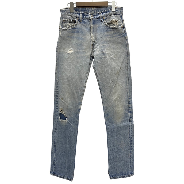 【曜日割引対象外】 リーバイス Levi's 80's 505 黒カン USA製 デニム ブルー W31サイズ 201MB-1157 VB