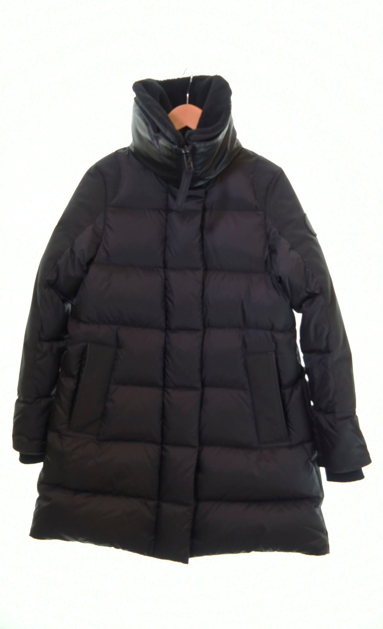 カナダグース CANADA GOOSE ALTONA PARKA アルトナパーカー ダウンコート 黒 207LB ジャケット ロゴ ブラック  SSサイズ 103LT-15 | 古着通販のドンドンサガール