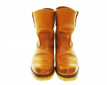 レッドウィング RED WING USA製 PECOS ペコスブーツ エンジニアブーツ 茶 866 メンズ靴 ブーツ ペコスタイプ ブラウン 28.5cm 103S-867
