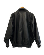 ニコアンド niko and フェイクレザー アソートブルゾン 黒
