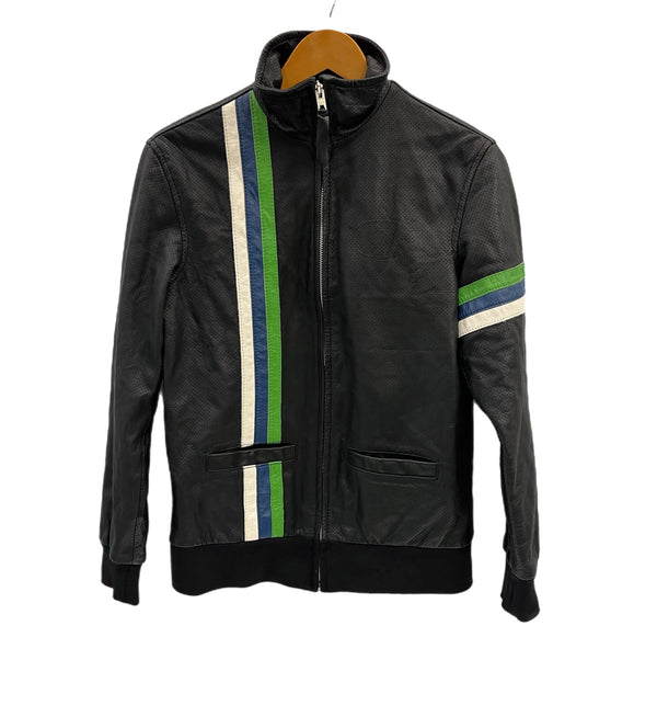 ショット SCHOTT CLASSIC RACER クラシックレーサー シングルライダース パンチングレザー 牛革 3191004 ジャケット ブラック Mサイズ 101MT-5363