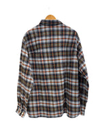 チャレンジャー CHALLENGER 24AW COUNTRY PLAID SHIRT カントリープレイドシャツ ネルシャツ 青×オレンジ チェックシャツ チェック柄 CLG-SH024-009 XL 長袖シャツ マルチカラー 101MT-5138