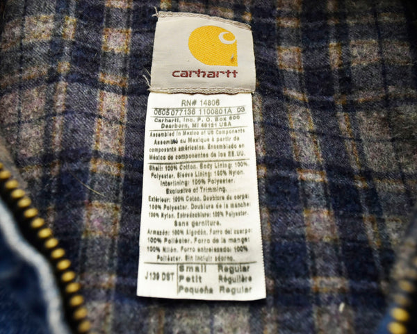 カーハート Carhartt キルト裏地付 アクティブジャケット  青 ジャケット ブルー Sサイズ 103MT-1629