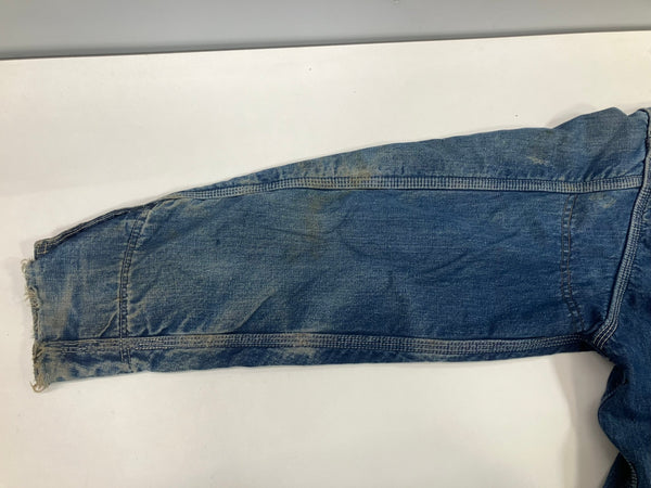 オシュコシュ OSHKOSH B'GOSH 60's 60年代 デニム カバーオール チョアコート ブランケット付き ライナー 横縞 VINTAGE ヴィンテージ ジャケット ブルー 101MT-5080