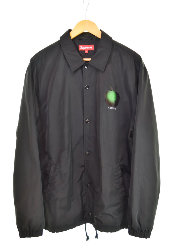 シュプリーム SUPREME 19SS Apple Coaches Jacket アップル ナイロン コーチ ジャケット 黒 ジャケット ブラック Lサイズ 103MT-2315