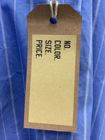 ハイドアンドシーク HIDE AND SEEK 24ss B.D. L/S Shirt 長袖シャツ ストライプ ブルー Lサイズ 201MT-3797