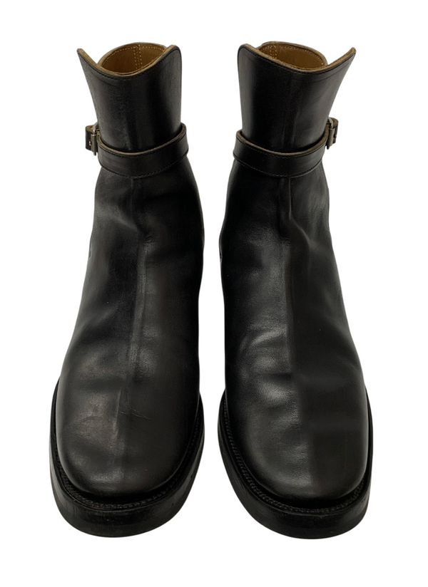 【曜日割引対象外】 クリンチ CLINCH Jodhpur Boots Soft-toe ホースバットレザー メンズ靴 ブーツ ジョッパー ブラック US 8hサイズ 201-shoes1078 VB