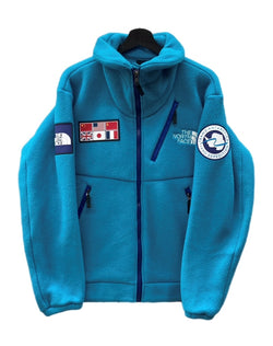 ザノースフェイス THE NORTH FACE Trans Antarctica Fleece Jacket トランス アンタークティカ フリース ジャケット ジップアップ アウトドア 青 NA72235 ジャケット ロゴ ブルー Mサイズ 104MT-1414