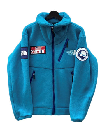 ザノースフェイス THE NORTH FACE Trans Antarctica Fleece Jacket トランス アンタークティカ フリース ジャケット ジップアップ アウトドア 青 NA72235 ジャケット ロゴ ブルー Mサイズ 104MT-1414