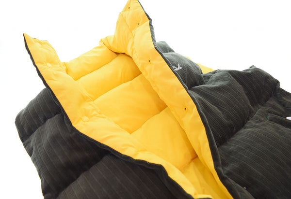 キス KITH 23AW Morris Vestリバーシブル中綿ベスト カーキ×イエロー  23-020-060-0010 ベスト カーキ 103MT-2703