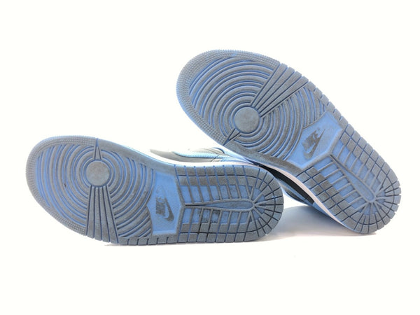 ナイキ NIKE 23年製 AIR JORDAN 1 MID エア ジョーダン ミッド UNC ユニバーシティー ブルー 黒 青 DQ8426-401 メンズ靴 スニーカー ブルー 25.5cm 104-shoes115