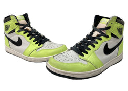 ナイキ NIKE 22年製 AIR JORDAN 1 RETRO HIGH OG VOLT エア ジョーダン レトロ ハイ ボルト AJ1 シューズ 白 黄 555088-702 メンズ靴 スニーカー イエロー 28cm 104S-1007