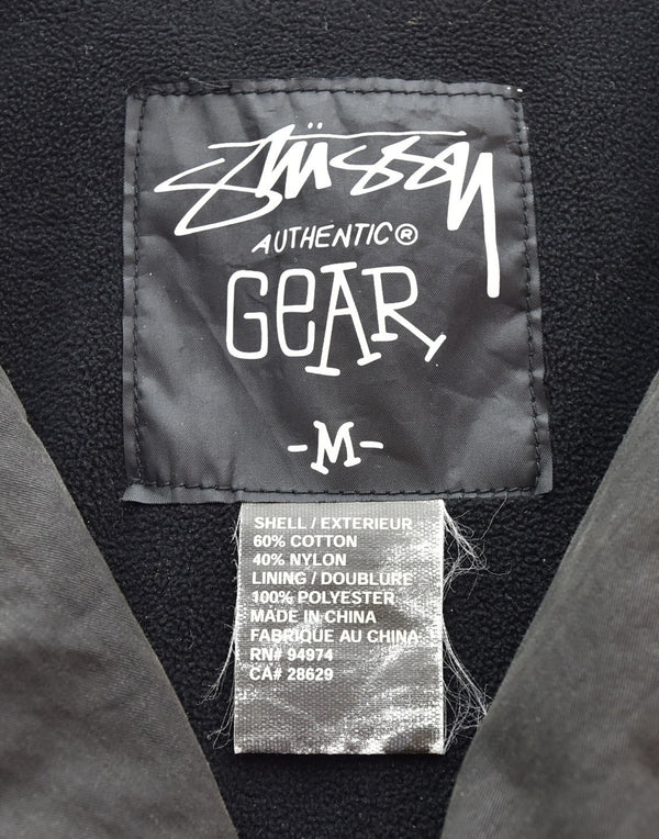 ステューシー STUSSY AUTHENTIC GEAR コットンワークジャケット ジャケット ブラック Mサイズ 103MT-3423