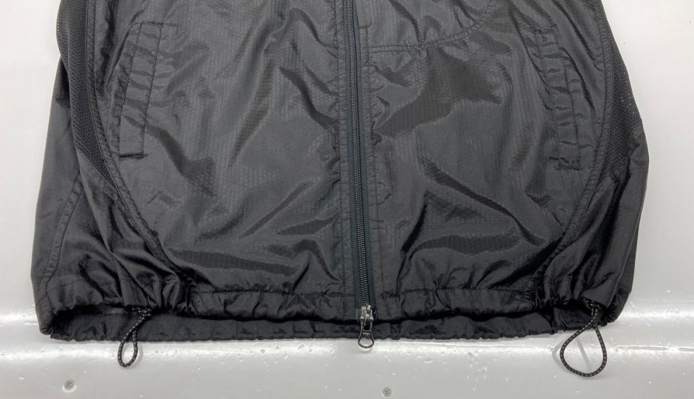 Stüssy フルジッパー ナイロンジャケット 00s STUSSY Nylon Pullover Jacket 黒 L ステューシー ナイロン