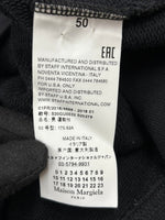 メゾンマルジェラ Maison Margiela 16SS elbow patch sweatshirts エルボーパッチ スウェット S30GU0032 51 175/92A ブラック 601MT-33