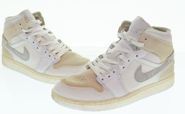 ナイキ NIKE Air Jordan 1 Mid Craft  エアジョーダン1 ミッド クラフト DM9652-120 メンズ靴 スニーカー ホワイト 27cm 103S-1153