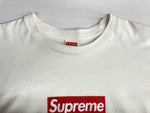 シュプリーム SUPREME BOX LOGO L/S TEE ロングスリーブ Tシャツ カットソー 長袖 ボックスロゴ WHITE 白 ロンT プリント ホワイト Mサイズ 104MT-331