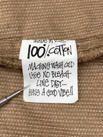 ステューシー STUSSY OLD オールド クラウンタグ 白タグ USA製 コーデュロイ ジャケット 茶 ジャケット ワンポイント ブラウン Lサイズ 104MT-2011