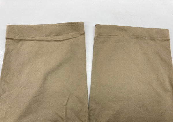 ミリタリー Military 50's U.S.ARMY CHINO CLOTH TROUSERS アメリカ軍 米軍 M-45 ダブルステッチ 尿素ボタン 無地 チノパン ベージュ 31×33 104MB-91