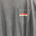 【曜日割引対象外】 ヴィンテージ vintage 90's マルボロ Marlboro LIZARD USA製 ポケット Tシャツ ブラック XLサイズ 201MT-4511 VB