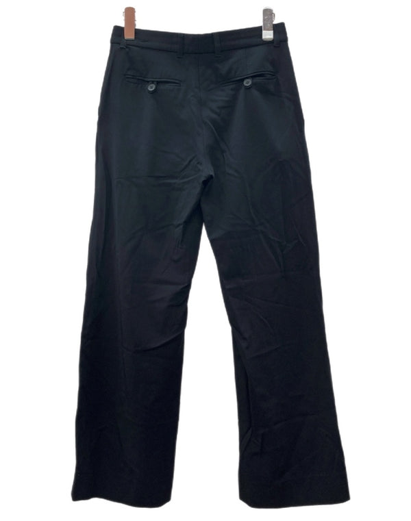 フセインチャラヤン Hussein chalayan SLACKS PANTS スラックス パンツ ジップフライ トラウザーズ 黒 サイズ 38 ボトムスその他 無地 ブラック 104LB-53