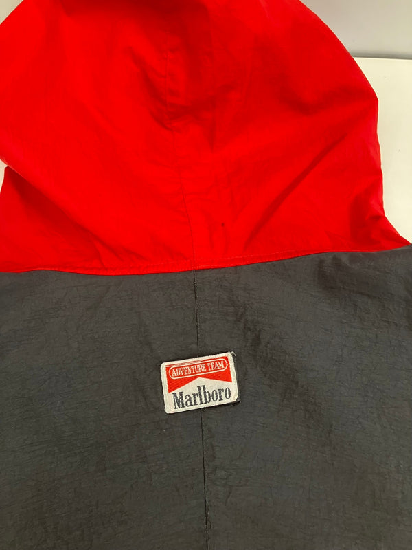 US US古着 90's 90年代 Marlboro マルボロ ナイロンジャケット マウンテンパーカー ヴィンテージ VINTAGE ジャケット レッド Lサイズ 101MT-4180