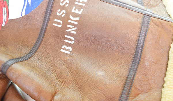 US US古着 Old US ARMY AIR FORCE B3 Flight Jacket フライトジャケット AC-1950  ジャケット ブラウン Mサイズ 103MT-3362