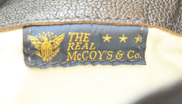 リアルマッコイズ THE REAL McCOY'S 復刻版 AN-J-3A GORDON&FERGUSON.INC FLIGHT JACKET フライトジャケット 茶 N288S-24333 ジャケット ブラウン 103MT-1319