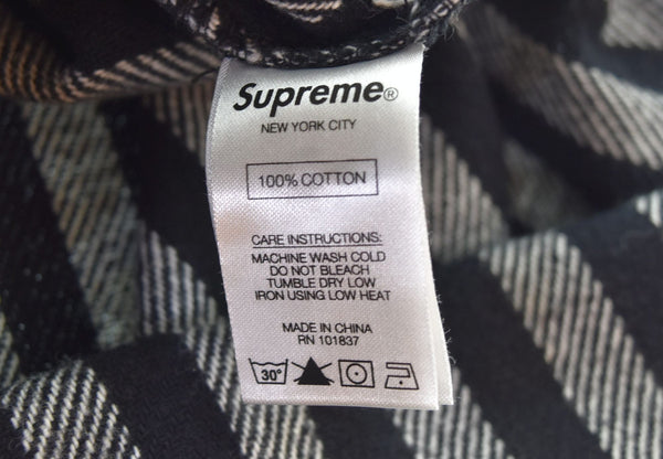 シュプリーム SUPREME Stripe Heavyweight Flannel Shirt ストライプシャツ 長袖シャツ Mサイズ 103MT-2784
