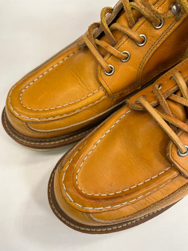 レッドウィング RED WING カヌーモック アイリッシュセッター レースアップ ブーツ ゴールドラセット 9850 メンズ靴 ブーツ ワーク ベージュ 7 1/2 E 101sh-2070